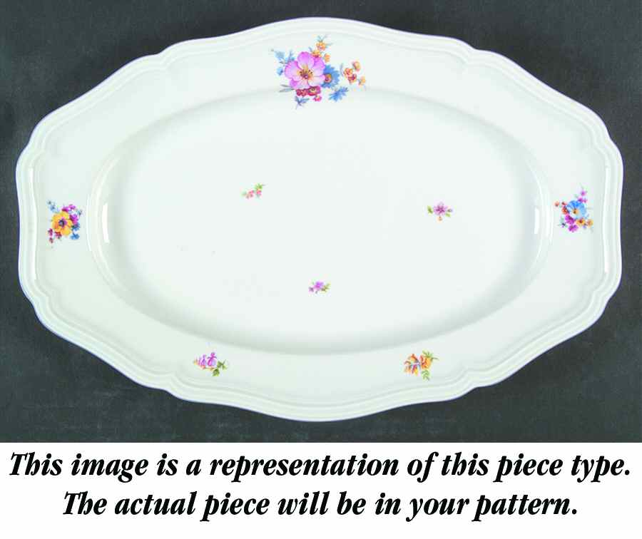 R145 14" Oval Serving Platter by Rosenthal - Continental-1