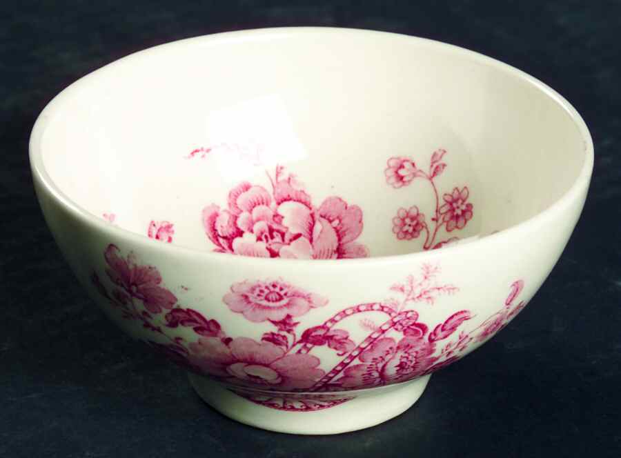 Charlotte Pink (Smooth) Open Sugar Bowl by Royal Staffordshire-1
