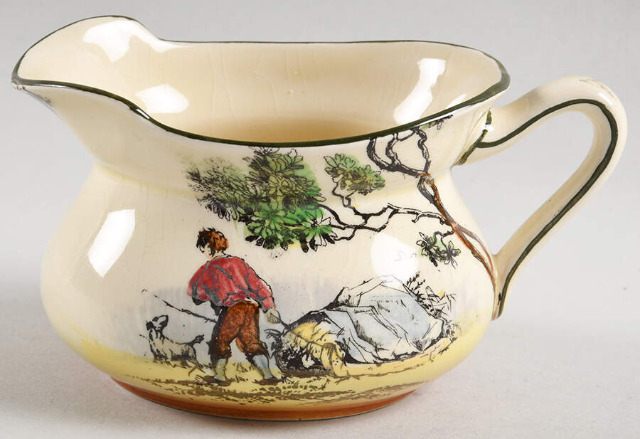 Gleaners and Gypsies Creamer by Royal Doulton-1
