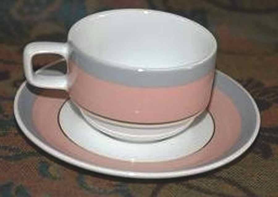 RXT2 Flat Cup & Saucer Set by Royal China Thailand-1
