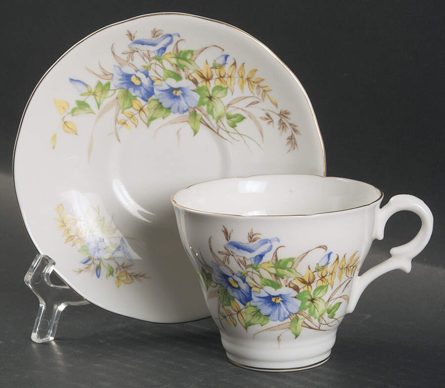 2536 Footed Cup & Saucer Set by Royal York (England)-1