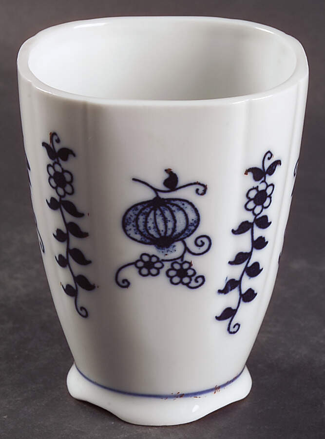Vienna Blue China Bathroom Tumbler by Rossini-1