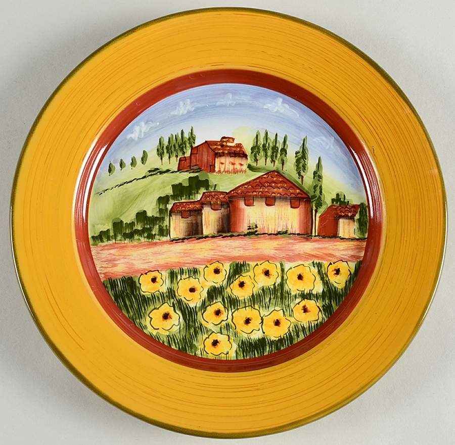 Douce Provence Countryside Salad/Dessert Plate by Romancing Provence-1