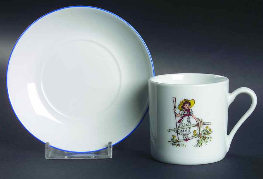 REU5 Flat Cup & Saucer Set by Reutter Porzellan-1