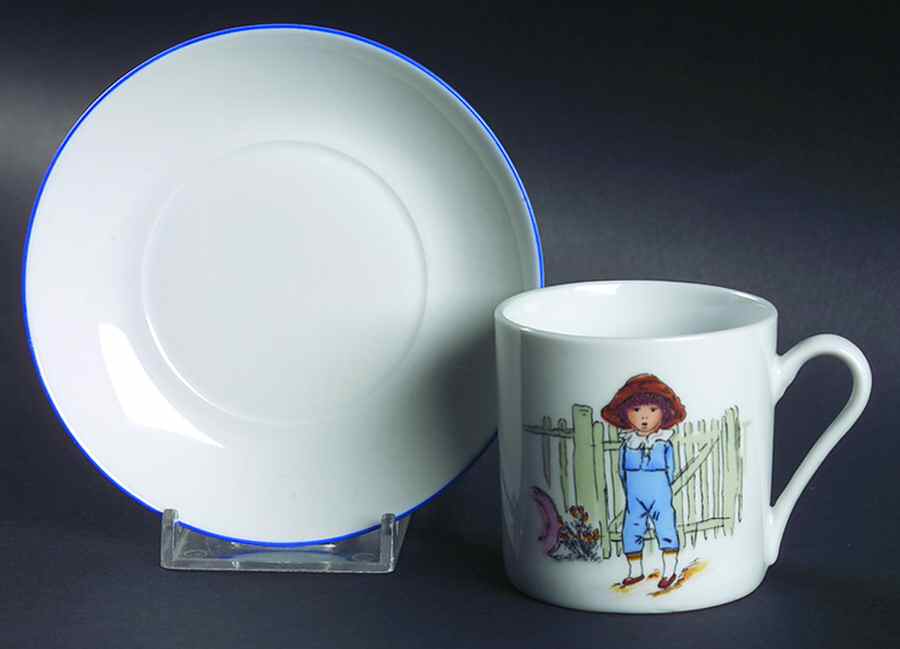 REU5 Flat Cup & Saucer Set by Reutter Porzellan-1