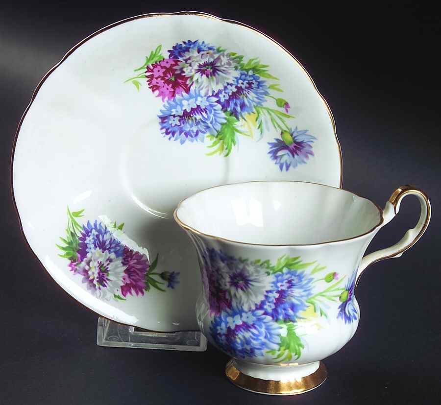 X2242-6 Footed Cup & Saucer Set by Royal Prince-1