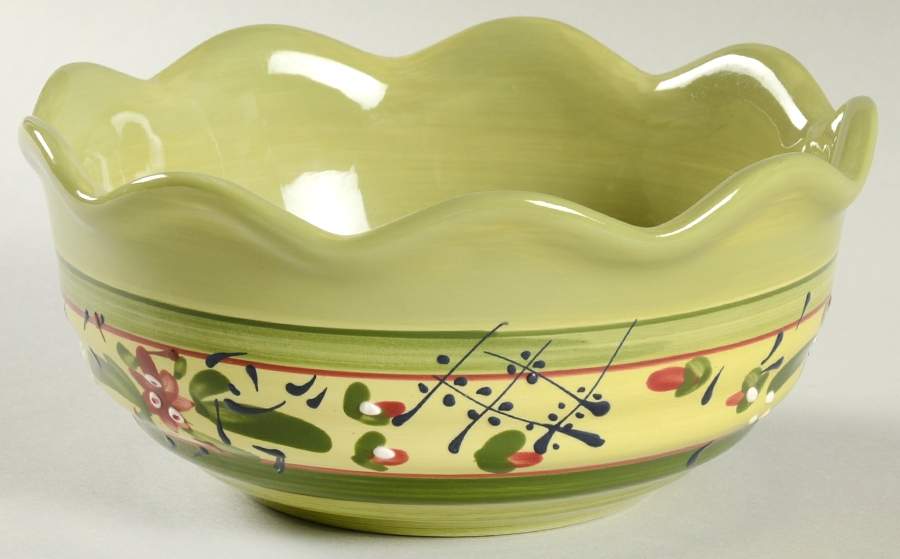 Fleuron Individual Salad Bowl by Romancing Provence-1