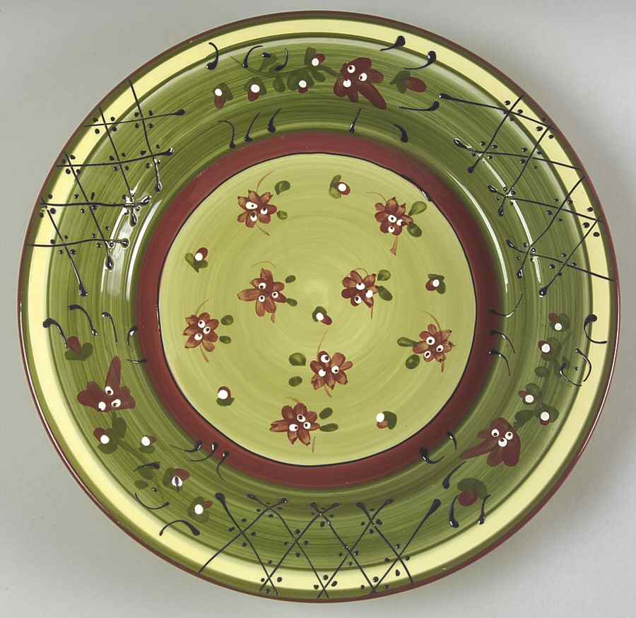 Fleuron Dinner Plate by Romancing Provence-1
