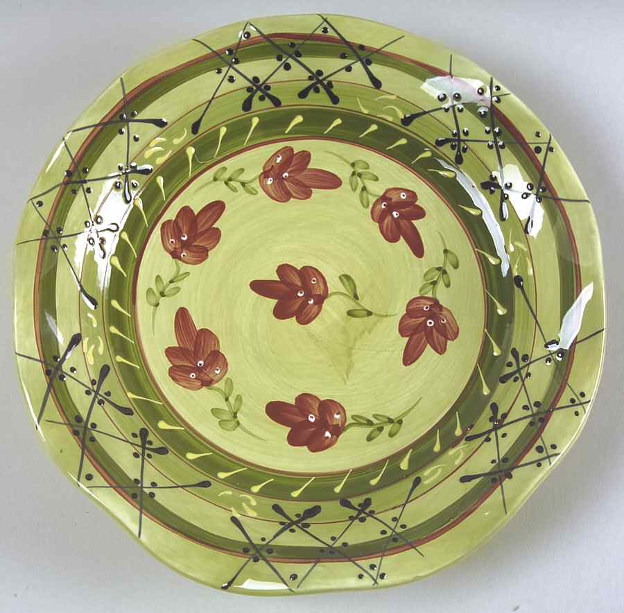 Fleuron 7" Ruffled Plate by Romancing Provence-1
