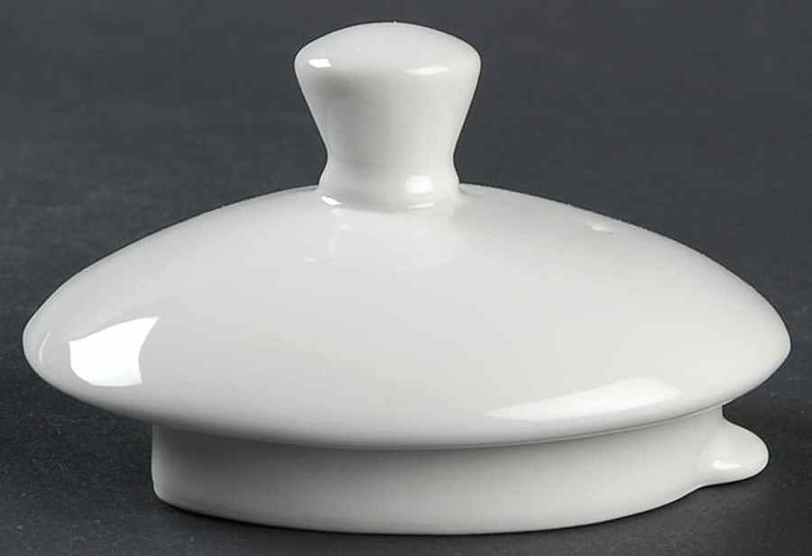 Classic White (Classic Shape) Lid for Teapot by Royal Worcester-1