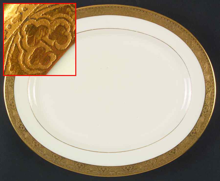L6955 11" Oval Serving Platter by Royal Cauldon-1