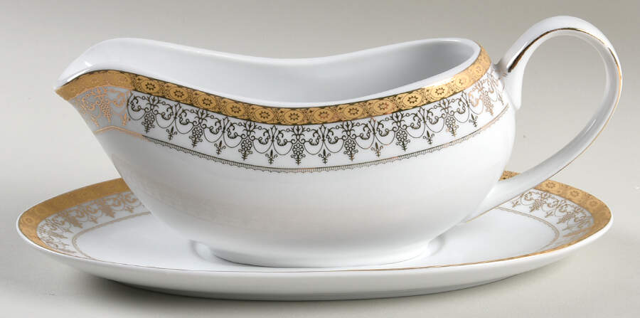 RVG1 Gravy Boat & Underplate by Royal Vienna-China-1