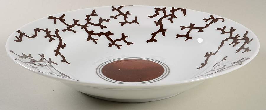 Cristobal Chocolate 11" Pasta Serving Bowl by Raynaud-1