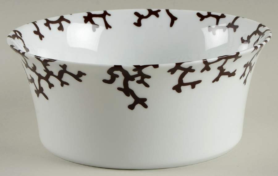 Cristobal Chocolate Chinese Bowl by Raynaud-1