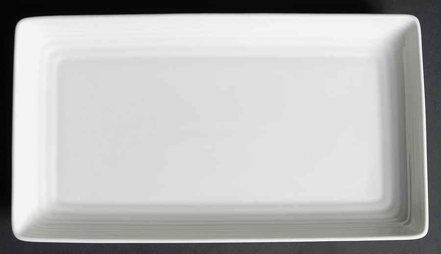 Maze White (Porcelain) Rectangular Tray 11" by Royal Doulton-1