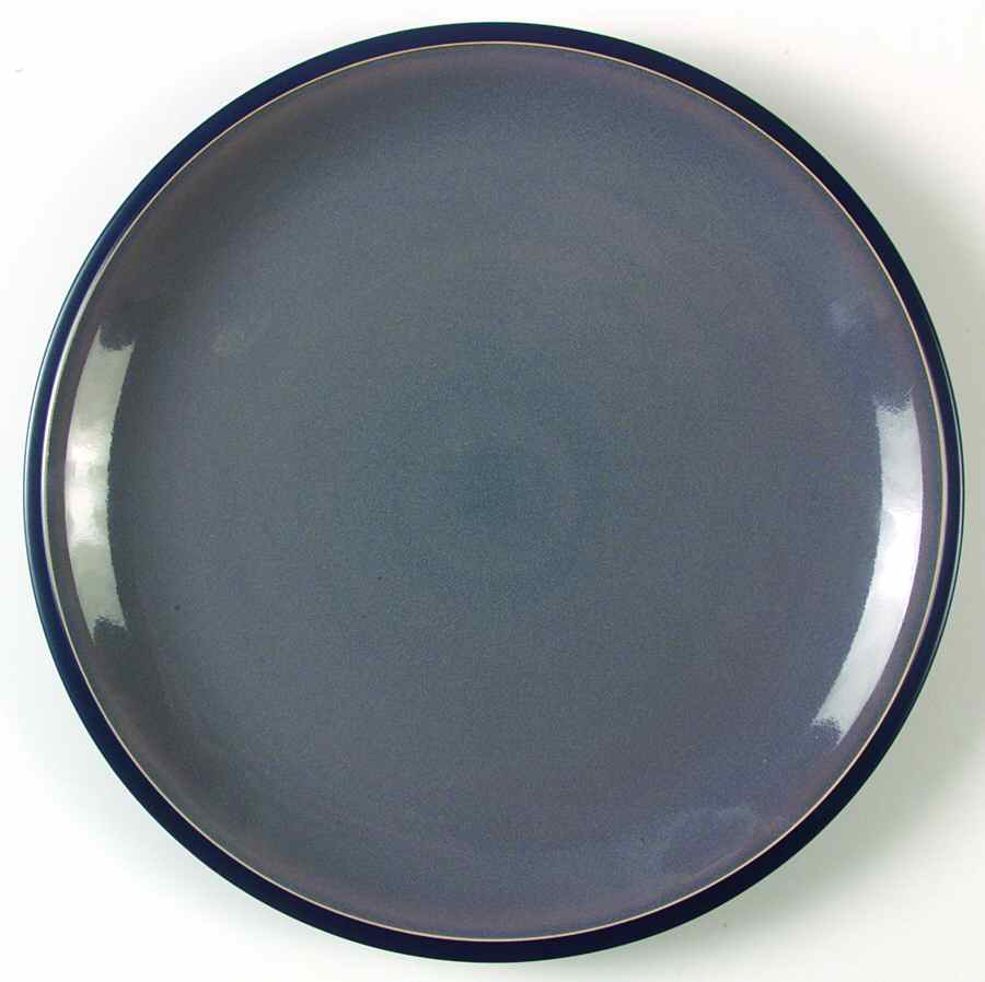 Oxford Navy 12" Chop Plate (Round Platter) by Royal Oak-1