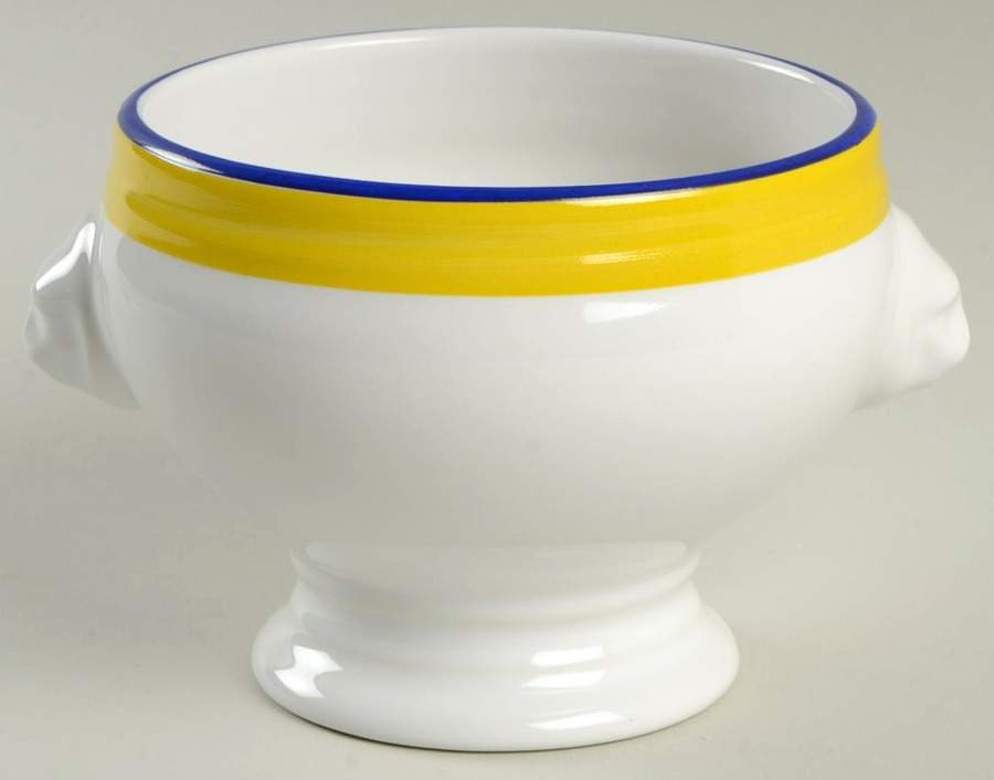 RV2 Footed Lion's Head Soup Bowl by Revol-1