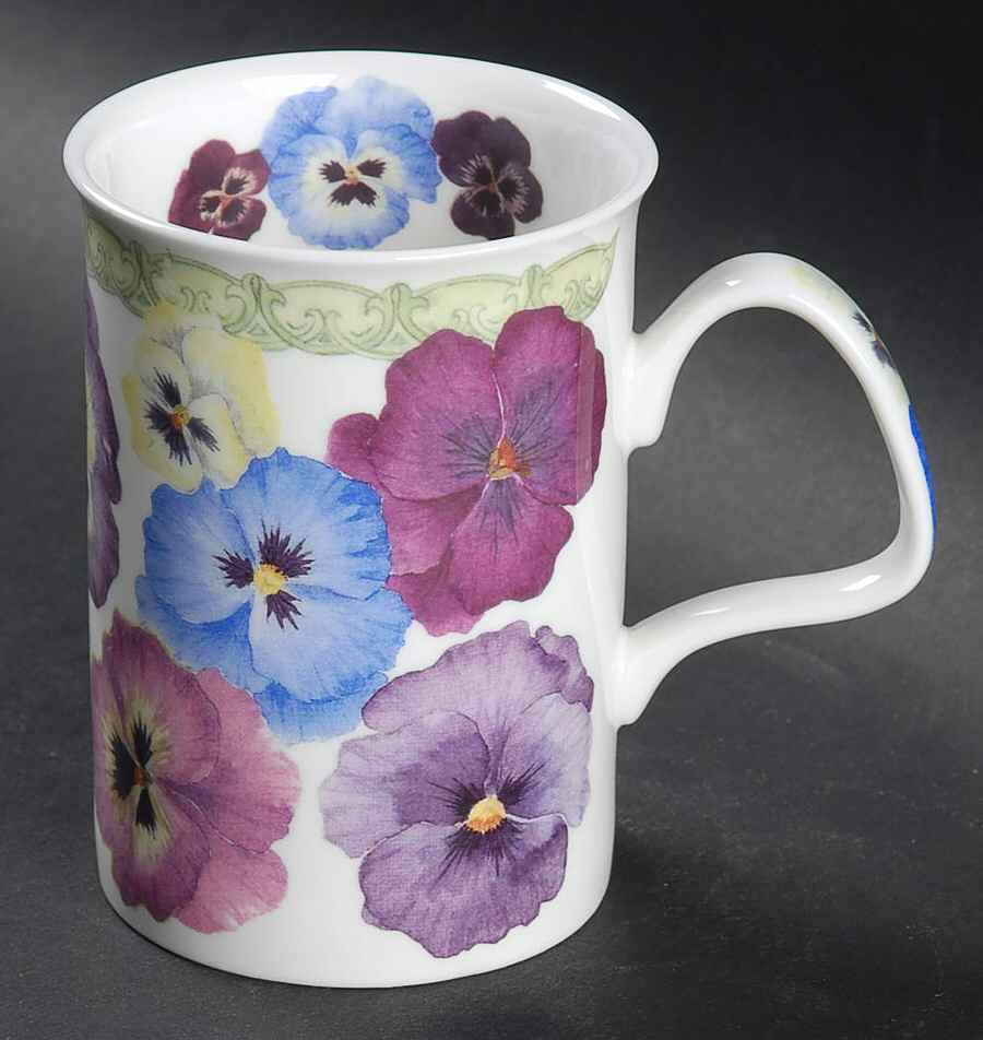 Pansy Mug by Roy Kirkham-1