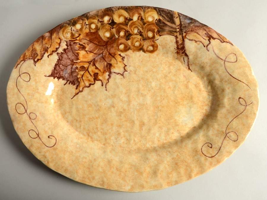Uva Da Vino 17" Oval Serving Platter by Rale-1