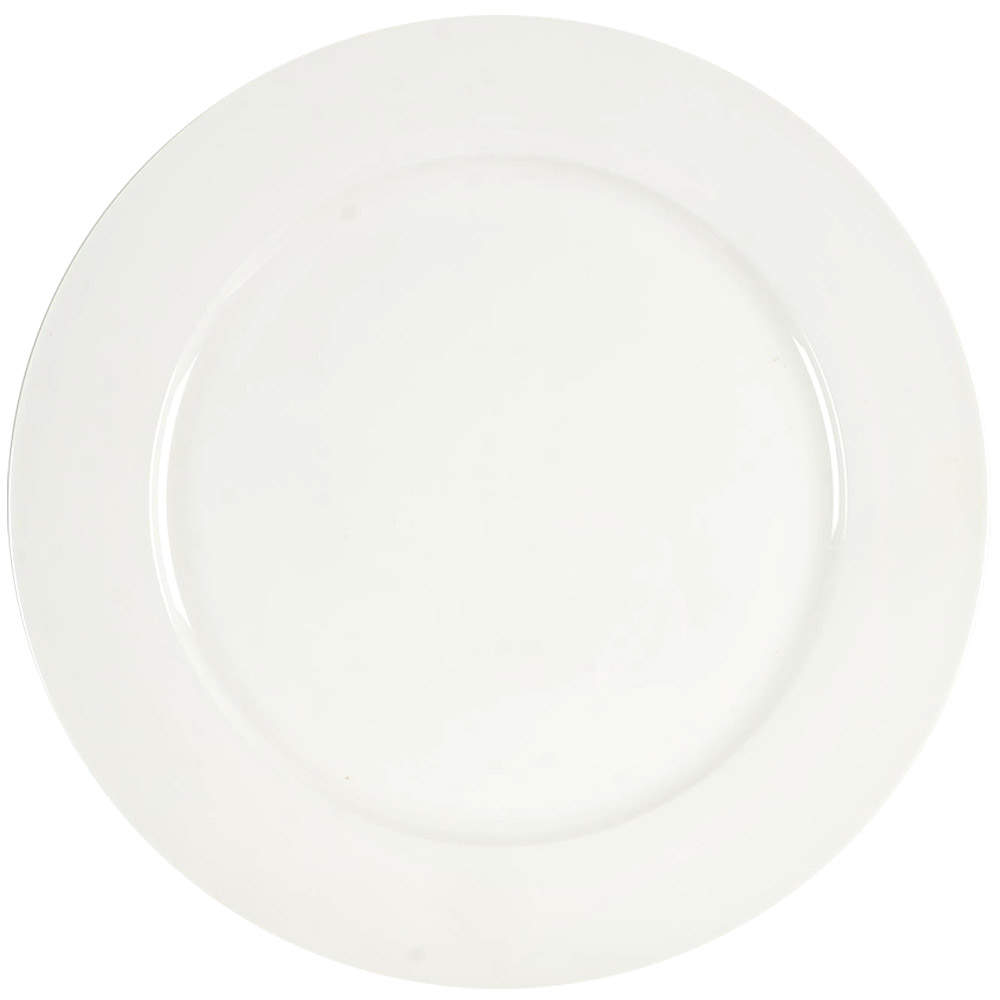 Classic White Coupe 12" Chop Plate (Round Platter) by Rhubarb-1