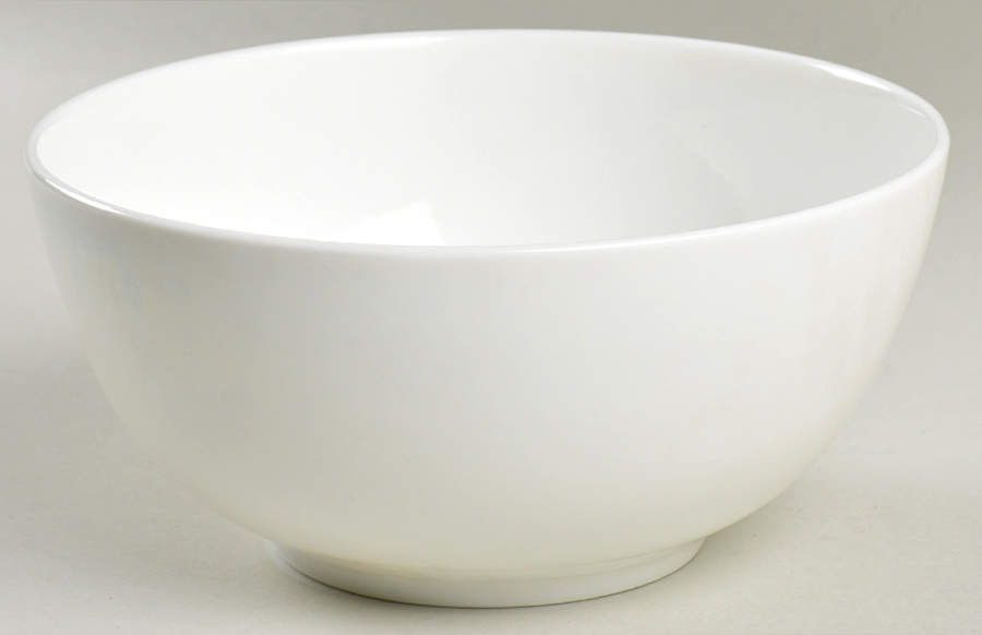 Classic White Coupe Coupe Cereal Bowl by Rhubarb-1