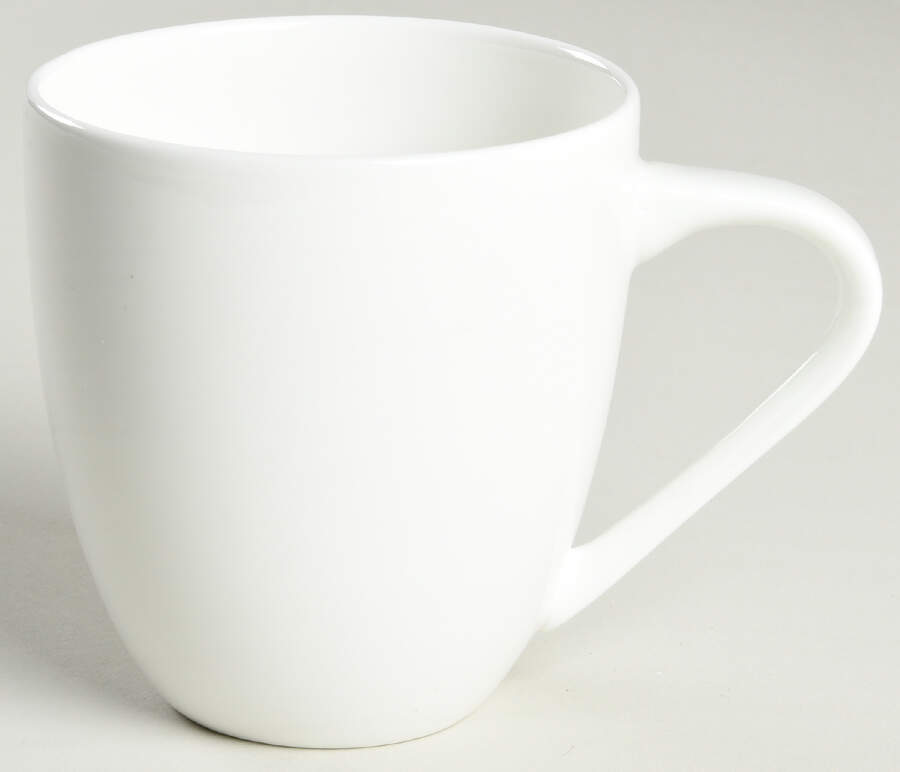 Classic White Coupe Mug by Rhubarb-1