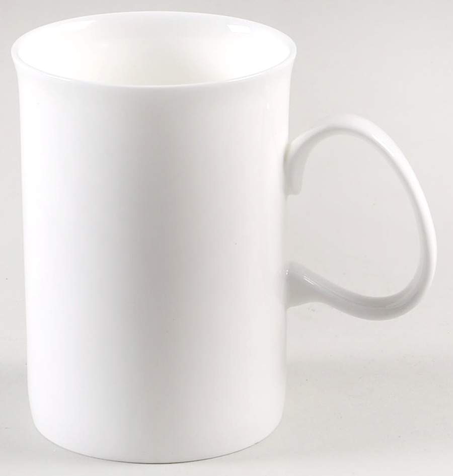 Classic White Coupe Mug by Rhubarb-1