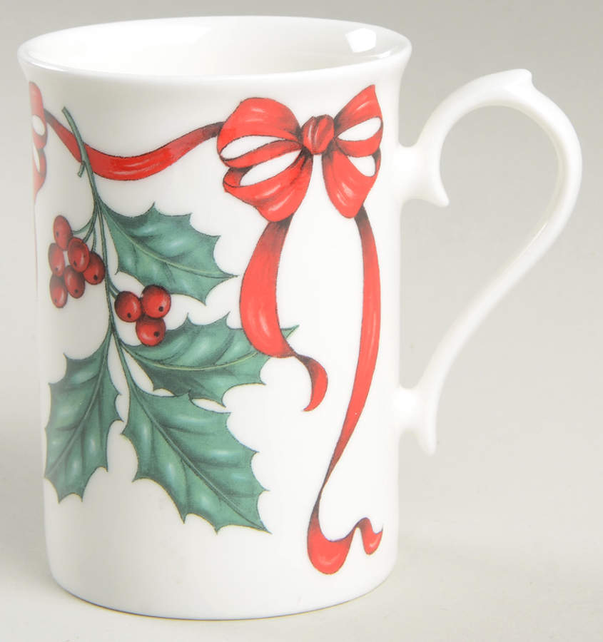 Christmas Ribbon Mug by Roy Kirkham-1