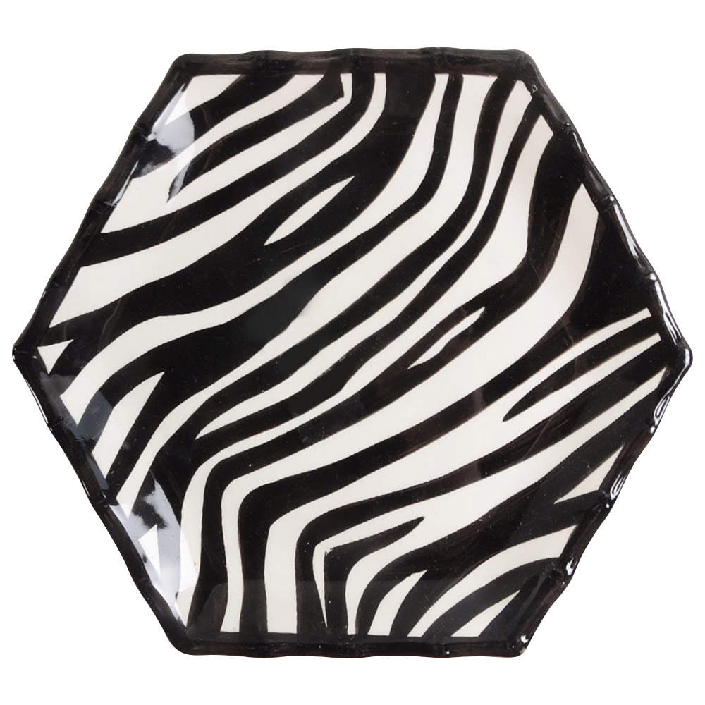 Zebra Dinner Plate by Roscher & Co-1