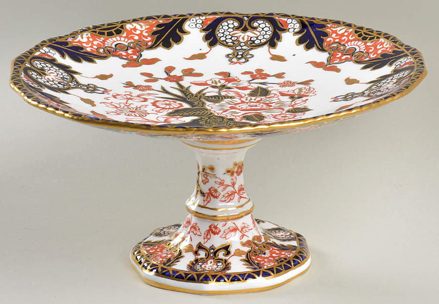 Kings (Older Backstamp) Round Compote (Height X Width) by Royal Crown Derby-1