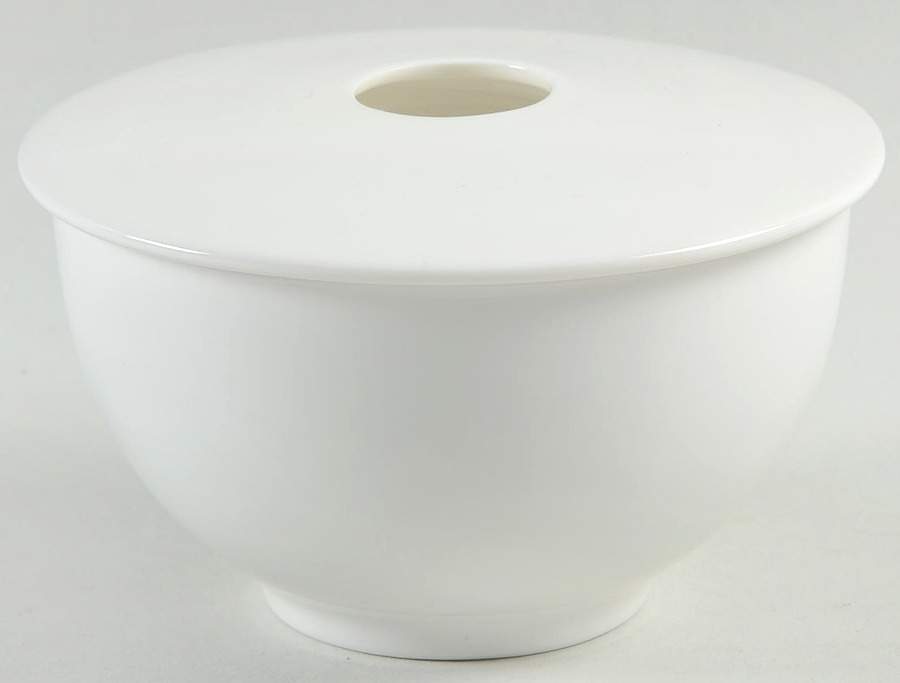 Everytime White Sugar Bowl & Lid by Red Vanilla-1