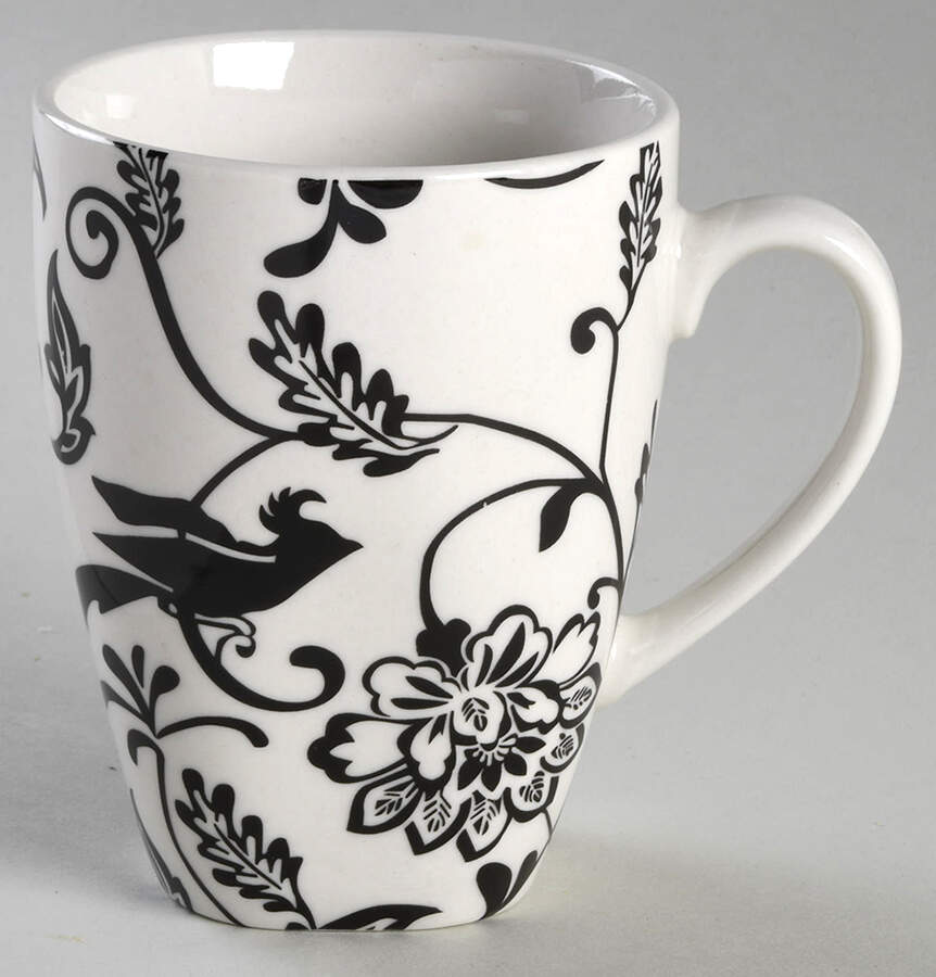 Songbird Black Mug by Roscher & Co-1