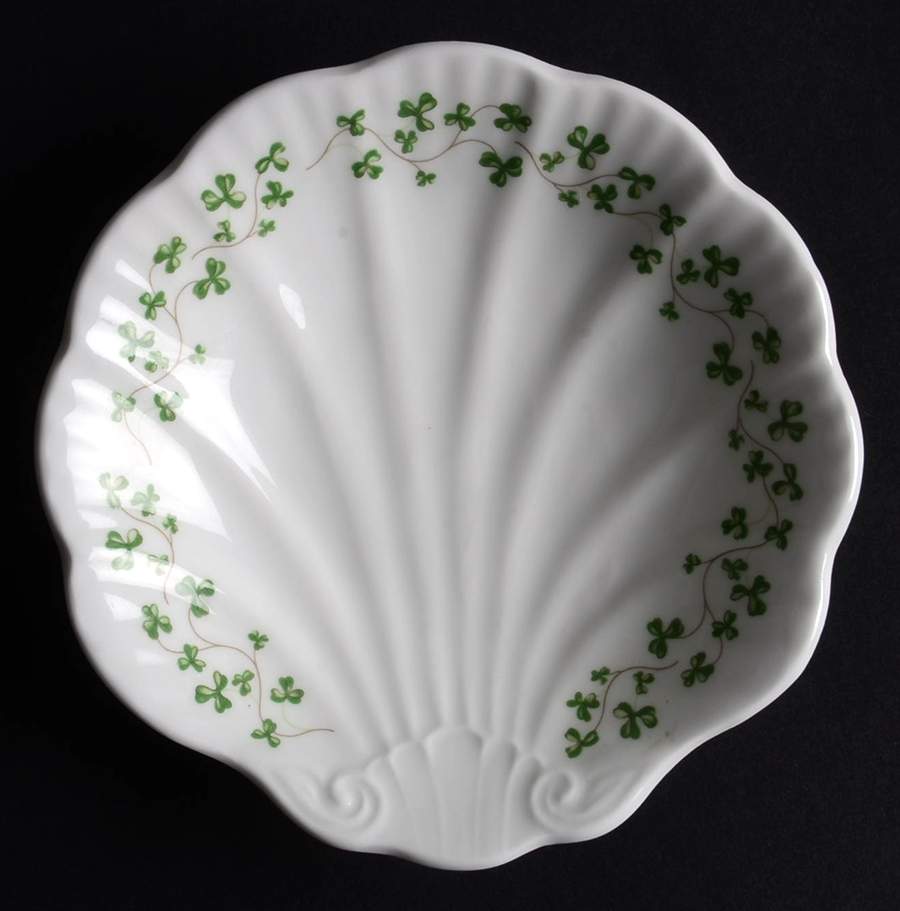 Trellis Shamrock (Century) Shell Shaped Dish by Royal Tara-1