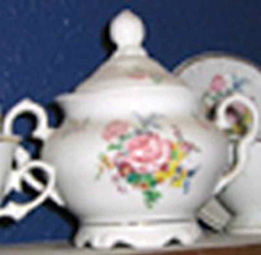 Rose Sugar Bowl & Lid by Royale Garden-1