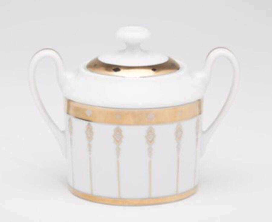 Grande Armee Sugar Bowl & Lid by Royal Limoges-1