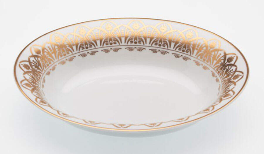 Oasis White 9" Oval Vegetable Bowl by Royal Limoges-1