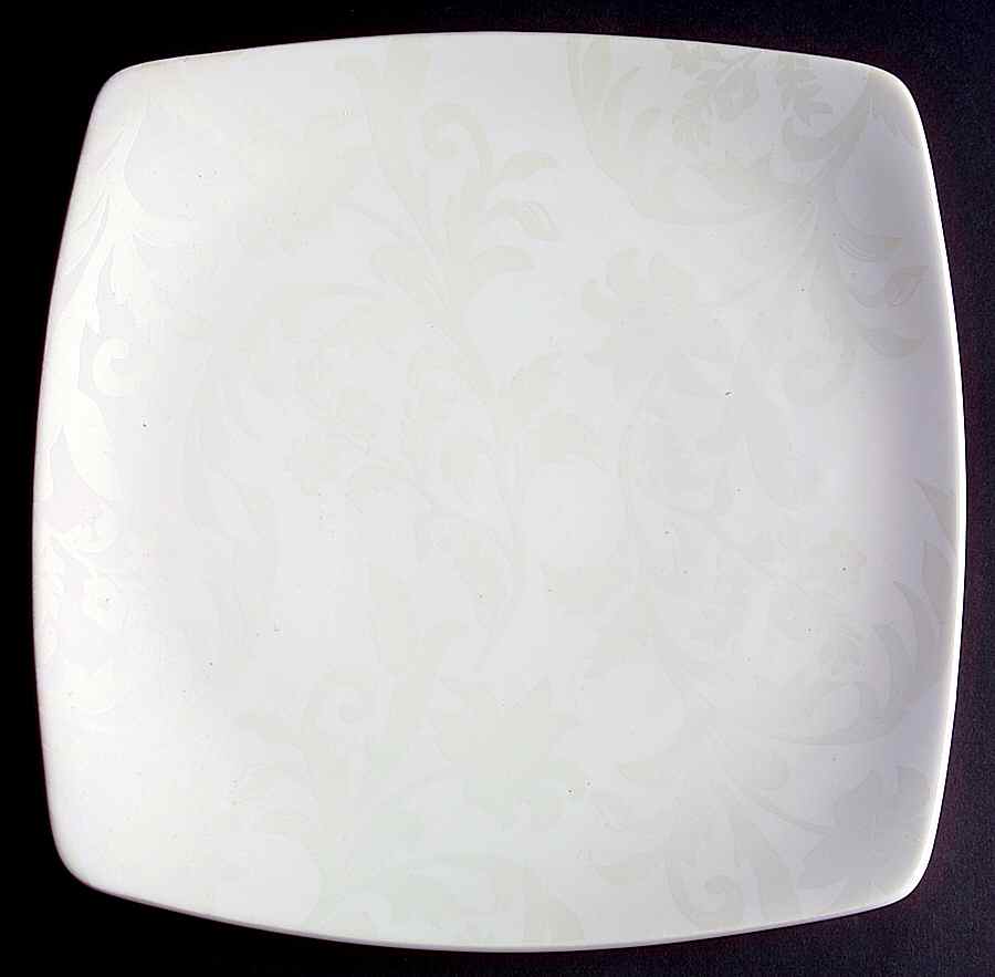 Provincial White Dinner Plate by Roscher & Co-1
