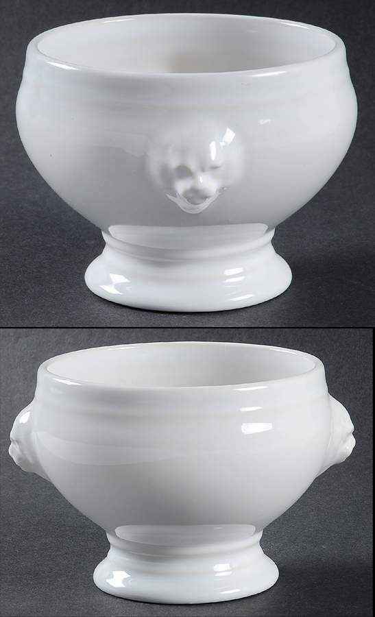 Grands Classiques Footed Lion's Head Soup Bowl by Revol-1