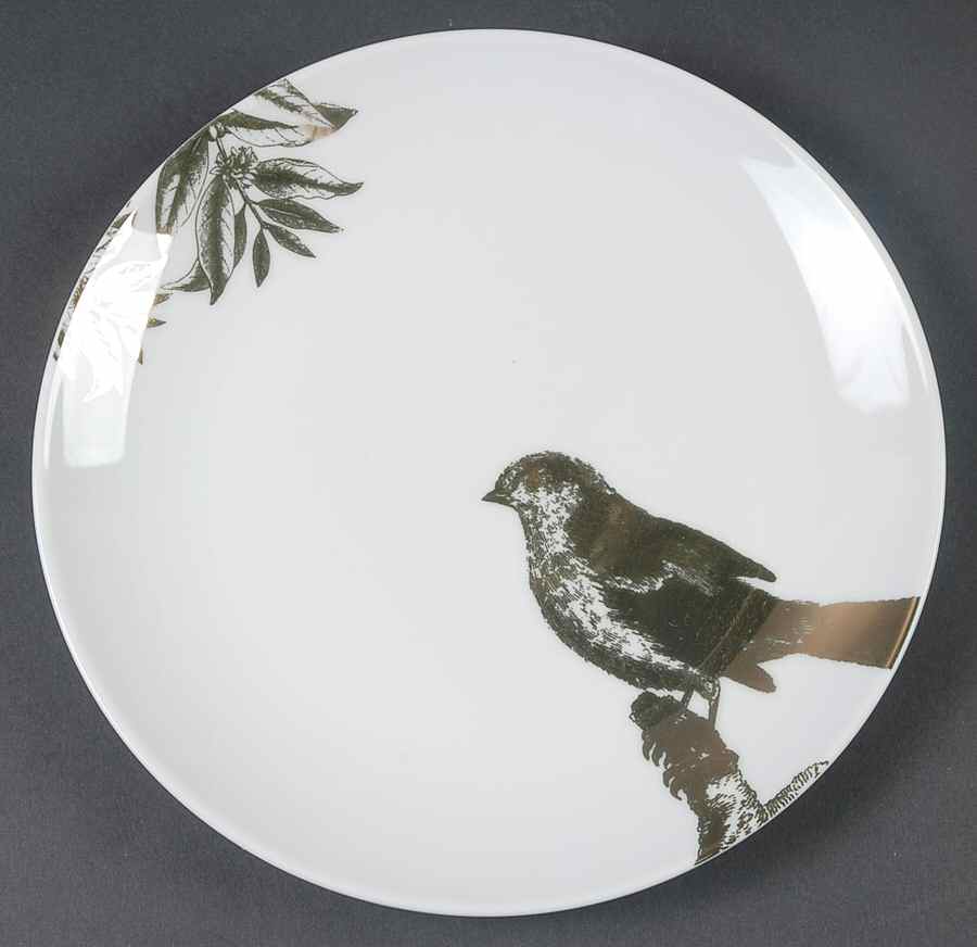 Four Calling Birds Salad/Dessert Plate by Rosanna-1