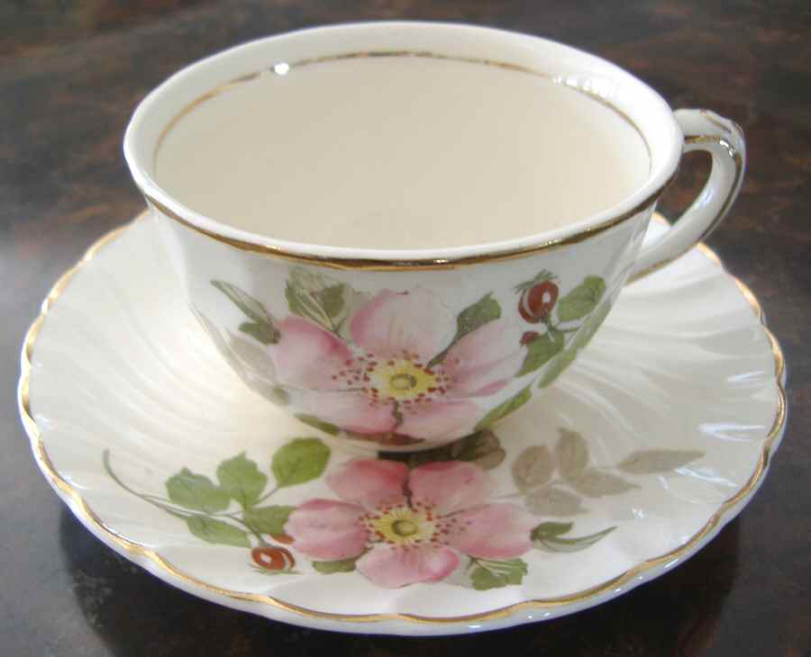 Polly Ann Flat Cup & Saucer Set by Royal Staffordshire-1