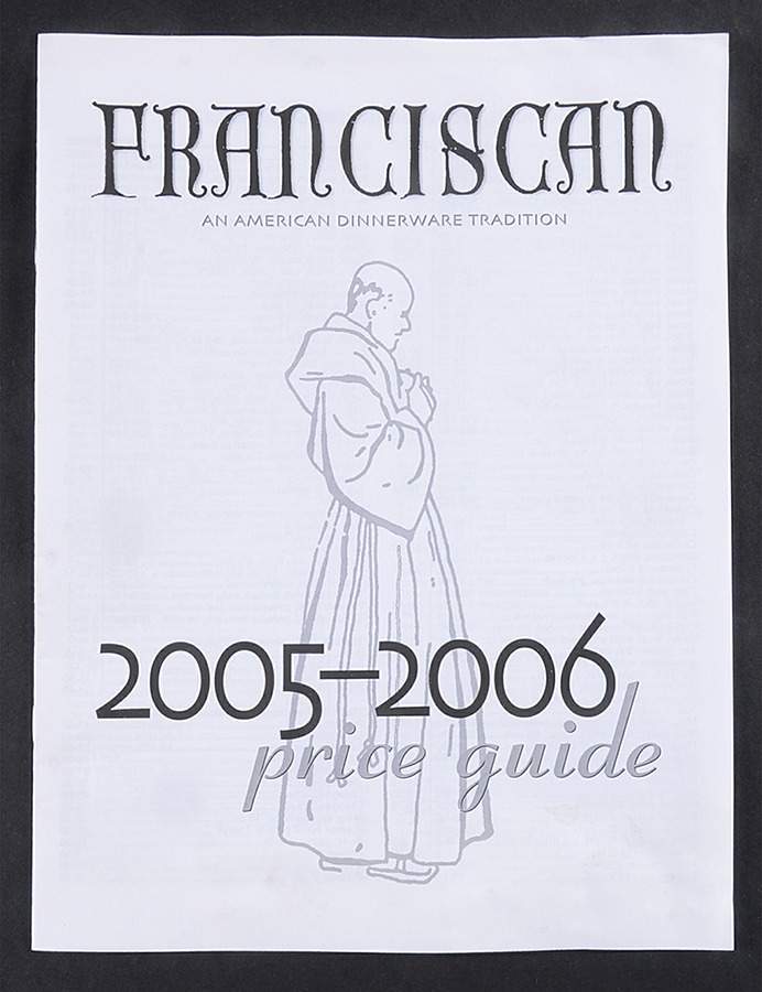 Replacements, Ltd Books Franciscan Book Price Guide by Replacements Books-1