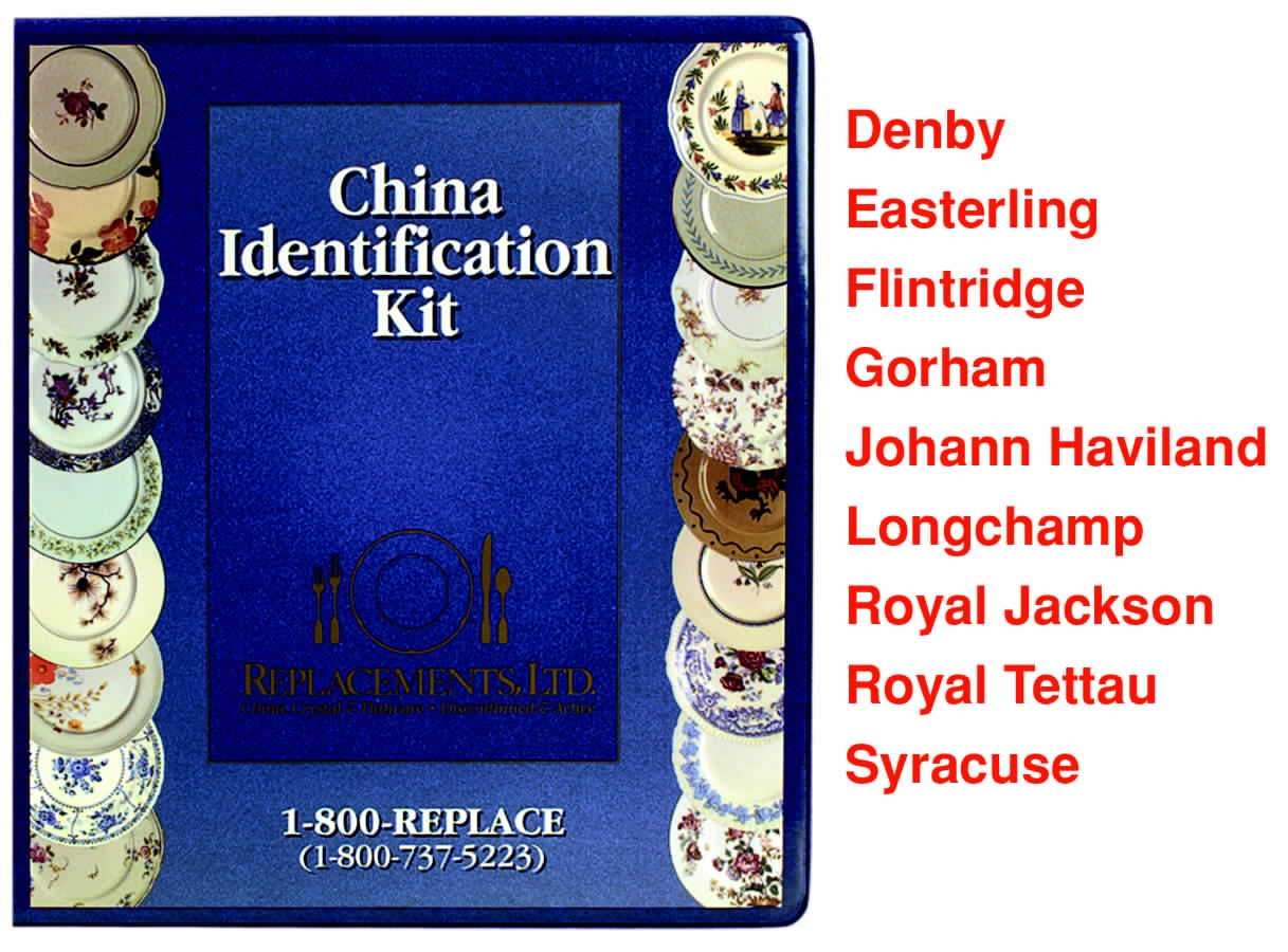 Replacements, Ltd Books China Identification Kit #1 by Replacements Books-1