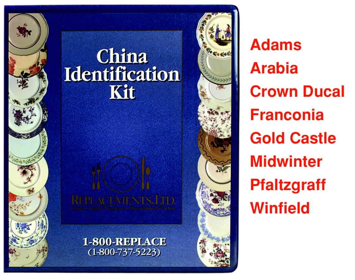 Replacements, Ltd Books China Identification Kit #2 by Replacements Books-1