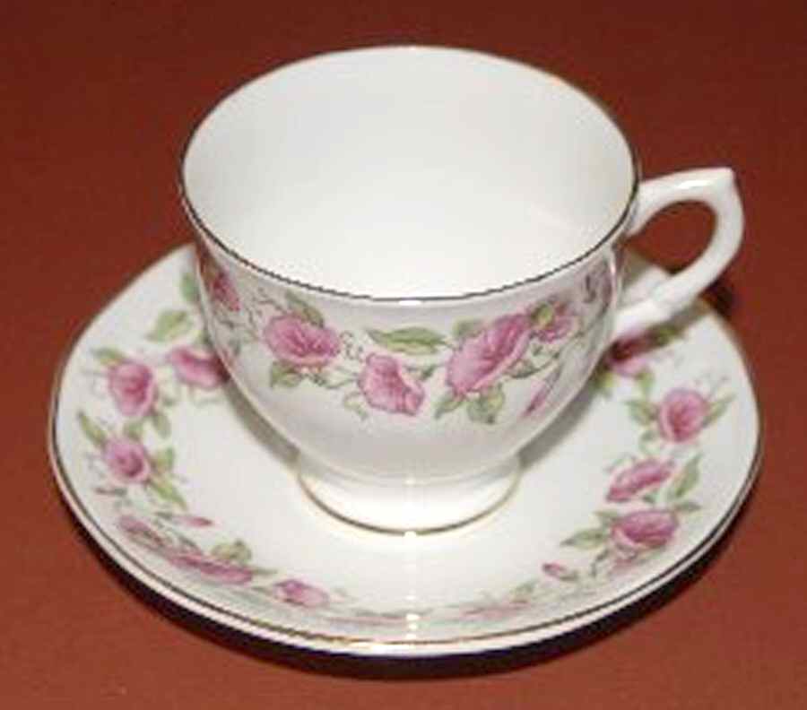 RYY7 Footed Cup & Saucer Set by Royal York (England)-1