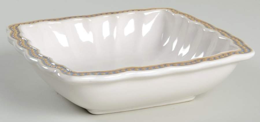 Hobnail Oyster Square Soup/Cereal Bowl by Roscher & Co-1