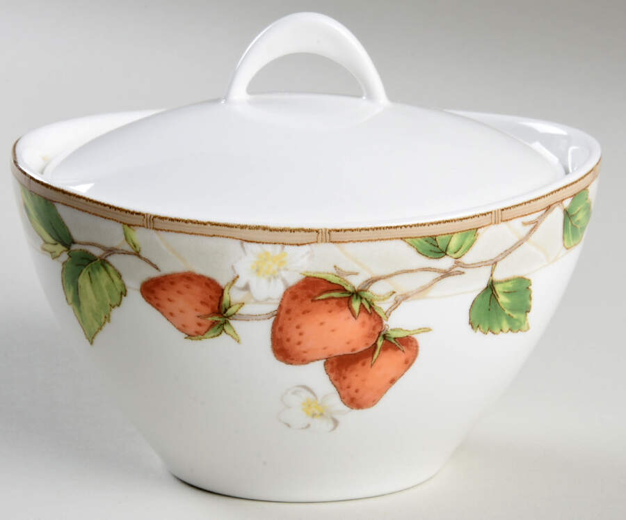 Fruit Salad Sugar Bowl & Lid by Red Vanilla-1