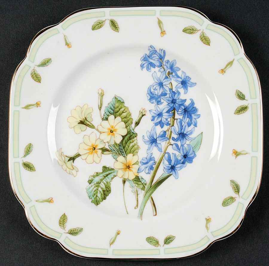 Botanical Teas Square Salad Plate by Royal Albert-1