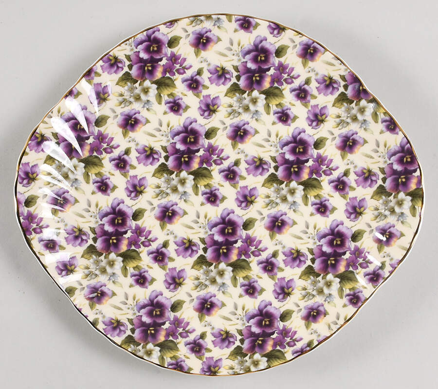 RGD2 Handled Cake Plate by Royale Garden-1
