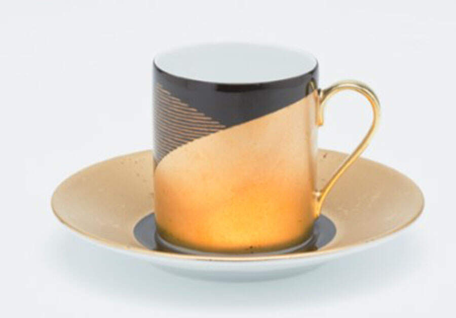Kin Zakura Flat Demitasse Cup & Saucer Set by Royal Limoges-1
