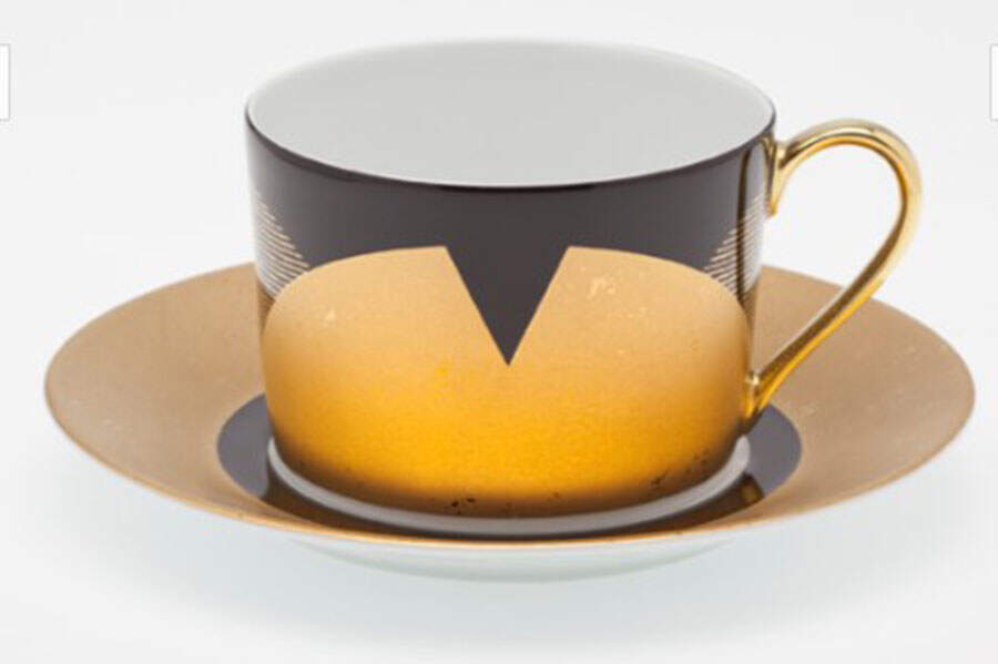 Kin Zakura Flat Cup & Saucer Set by Royal Limoges-1